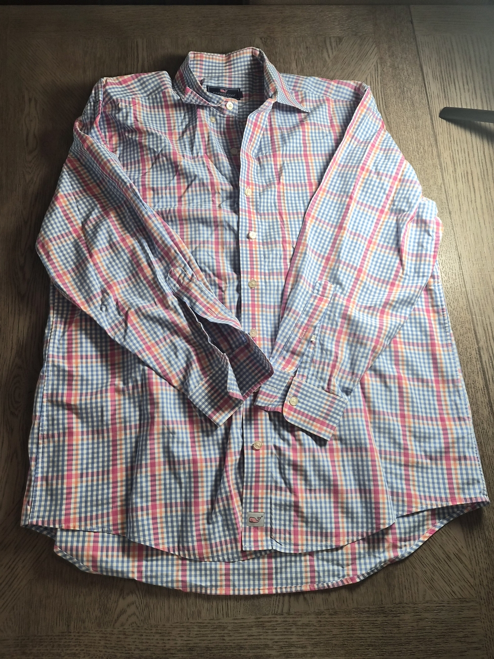 Vineyard Vines Multi-Color Plaid Button-Down Shirt